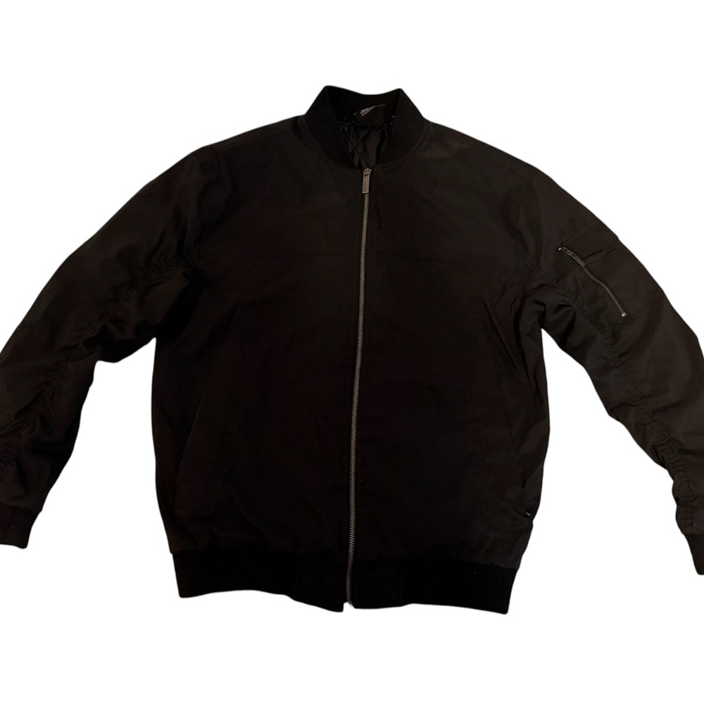 CSG black bomber jacket